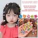 50pcs Colorful Mini flower claw clip hair clips for girls And About 200pcs of small rubber bands Women hair accessories Assorted Colors blend US154