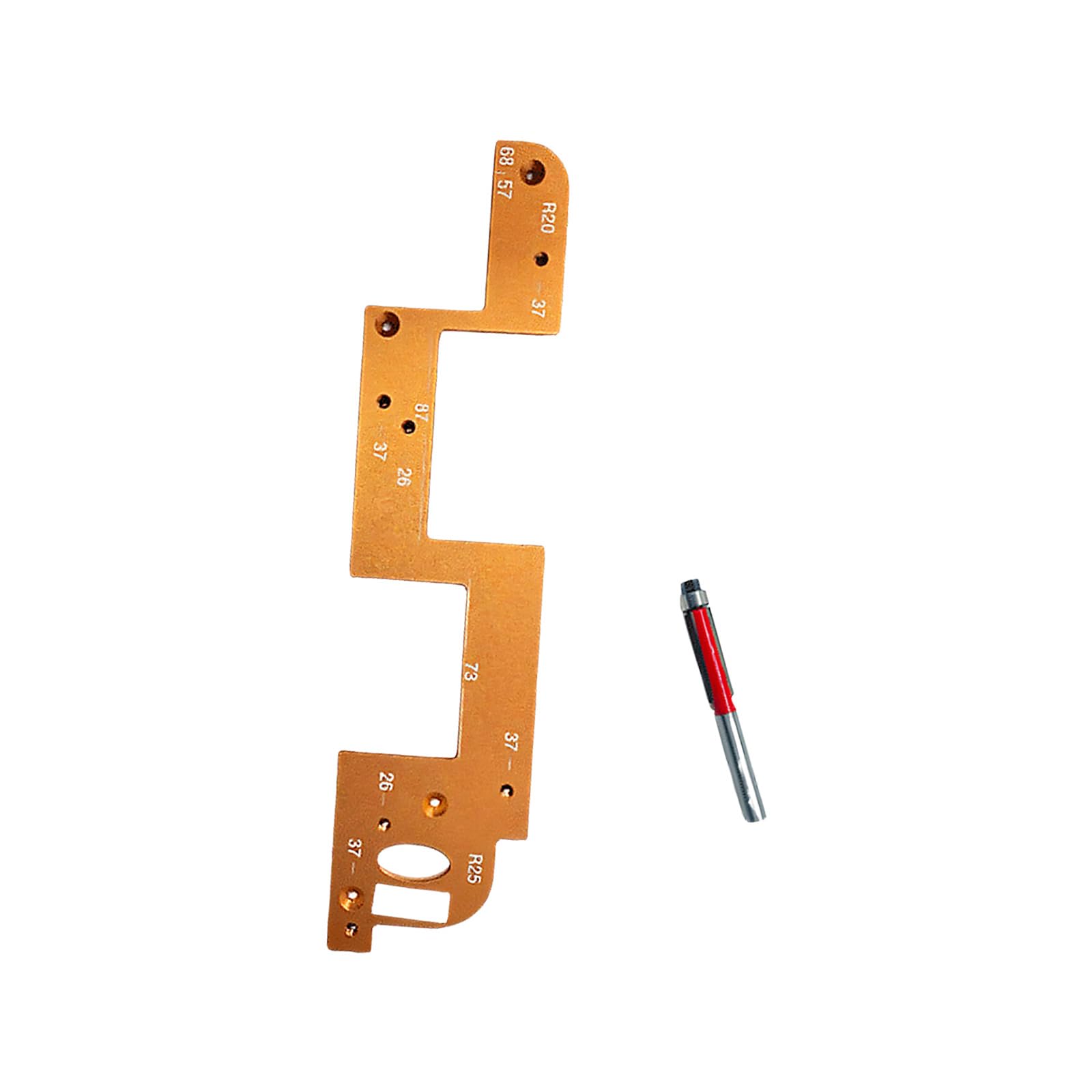 Woodworker Essential Tool Accuracy Slotting Guide for Unflawed U Grooves Cutting and Curved Brims Shaping U Shaped Rut Cutter