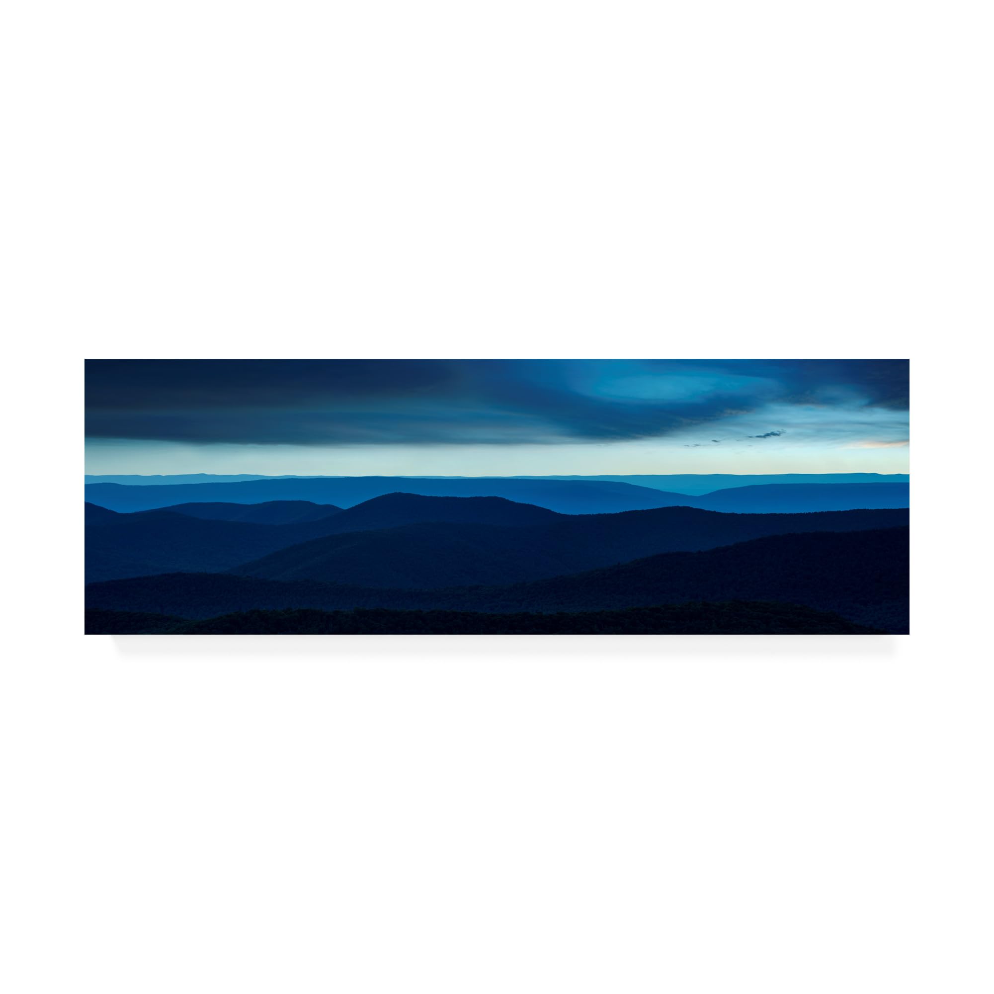James Mcloughlin 'Misty Mountains Vi' Canvas Art