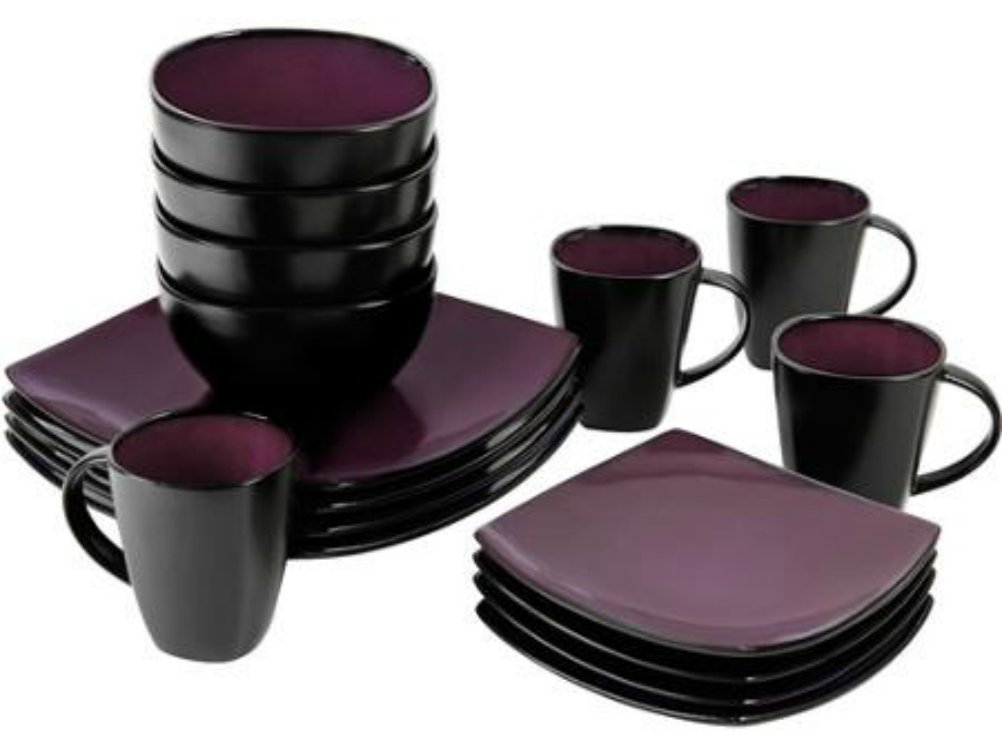 Buy 16 Piece Dinnerware Set By Gibson Home. This Soho Lounge Square