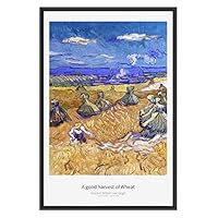 SIGNWIN Framed Canvas Wall Art Twelve Sunflowers by Vincent Van Gogh Canvas Prints Home Artwork Decoration for Living Room,Bedroom - 16