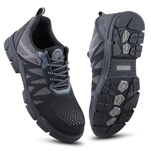 Image of FUEL Reevon-02 Lightweight Safety Shoes with Knitted Fabric Upper, Kevlar Insole & Non-Metallic Toe Cap in 200J