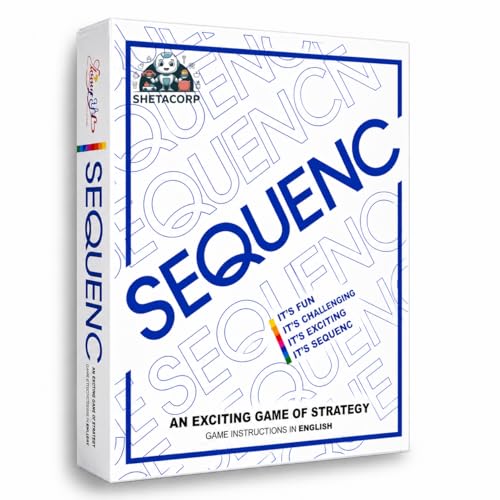 Image of The Original Shetacorp Sequenc, Strategy Game, Card Game, Board Game for Kids, Adults, Families, Educational, 2 to 12 Players, Activity Toy for Childrens, Gift Set for Kid, Ages 7+Year