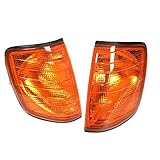 Azoeparts 2X Turn Signal Corner Light for Mercedes Benz E Class W124 E200 Saloon 500E 300E 1985-1996 (1 Pair Amber)