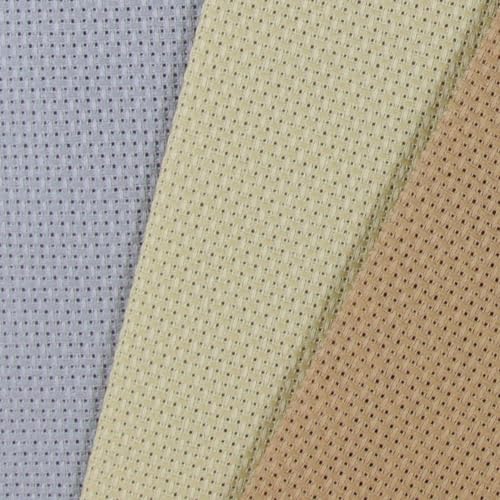 Image of KCS 3 pc of 12 inch x 18 inch (30cmx45cm) 14CT Counted Cotton Aida Cloth Cross Stitch Fabric (Light Grey + Khaki + Yellow Beige)
