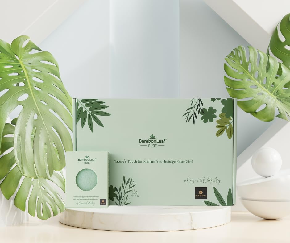 Self Care Natural Unique Organic Spa Set for Women – Eco Friendly Gift Box with Bamboo Comb, Jade Roller, Facial Sponge, Makeup Remover Pads, Headband & Bath Glove – Birthday, Relaxation Kit - Image 7