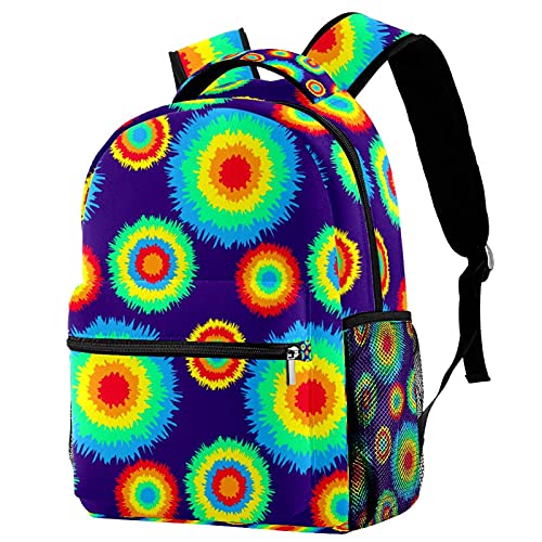 Sac à dos de voyage léger violet avec filet porte-bouteille réglable