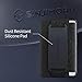 Sinjimoru Phone Grip Card Holder with Phone Stand, Secure Stick on Wallet for iPhone with Kicktand for Table. Sinji Pouch B-Grip Silicone Olive Grey