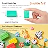 Shuttle Art 117 PCS Polymer Clay Kit, 95 Unique Colors & Extra Basic Colors, 5 Carving Tools, Non-Toxic, Non-Sticky, Small Block, Ideal Gift for Kids #2