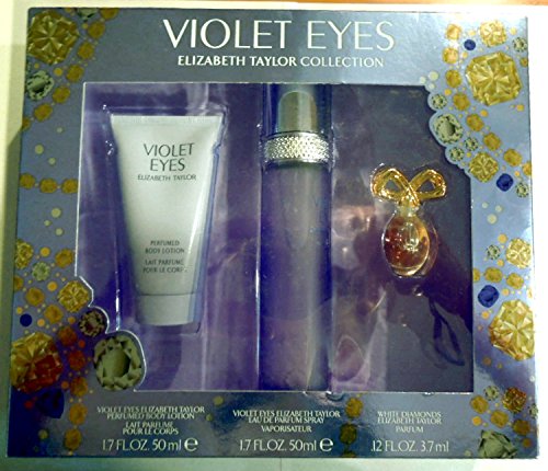 Women's Violet Eyes by Elizabeth Taylor Fragrance Gift Set - 3 pc