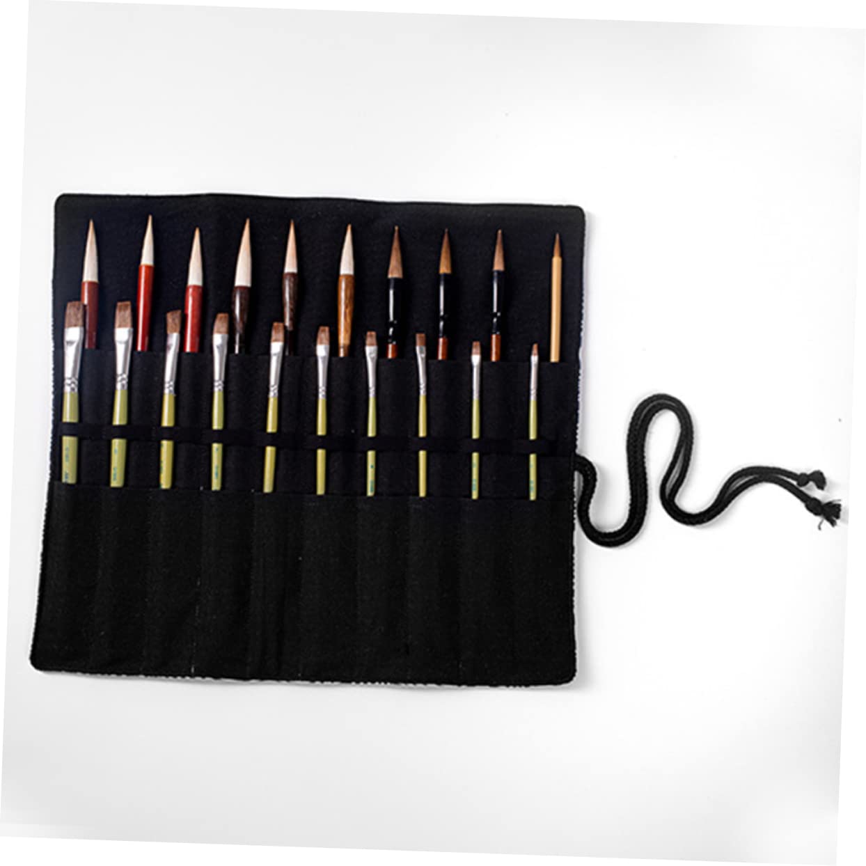 Trousse De Rangement Pour Pinceaux De Peinture Oxford - Pochette Portable Compacte Pour Artistes Et Étudiants
