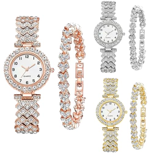 Montre quartz femme en acier inoxydable 6PWB33 idéale du bureau aux soirées chic
