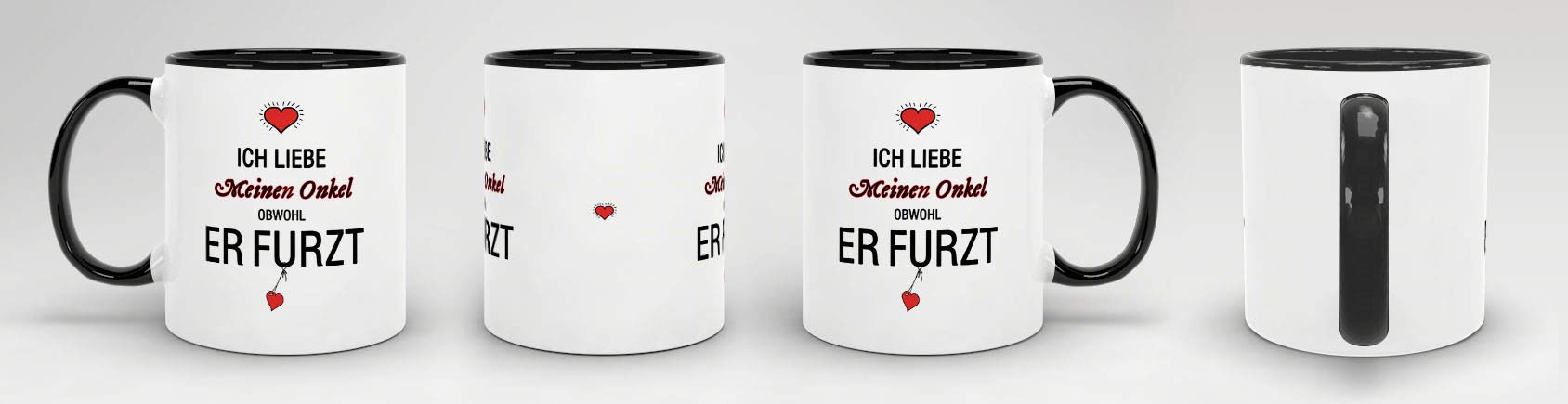 Lustige Tasse Mit Spruch 'Obwohl Du Furzt' – Witziges Geschenk Für Bruder, Kaffeetasse Weiß, Personalisierbar