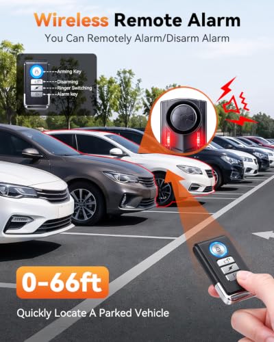 Upgraded 115dB Car Alarm System