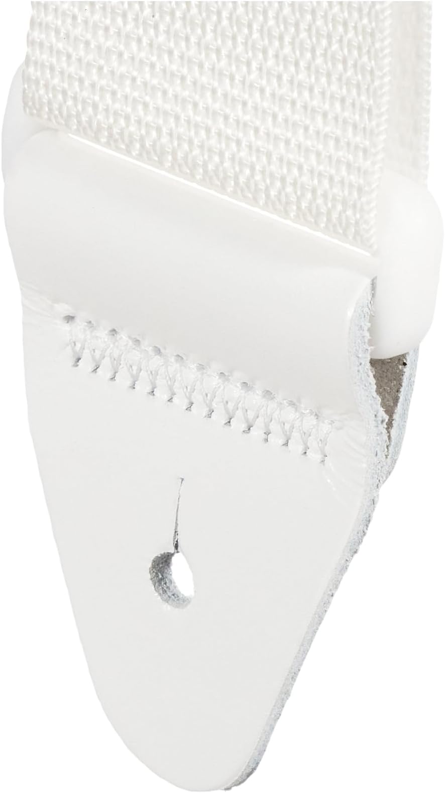 Ernie Ball Polypro Guitar Strap, White with White (P05350)