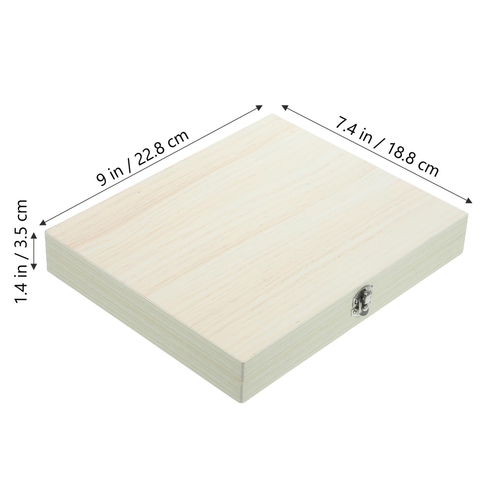 NAMOARLY Box Lab Samples Organizer Metal Slide Storage Wooden Holder Khaki Wood Prepared Slides Container Microscope Slide Wooden Holder