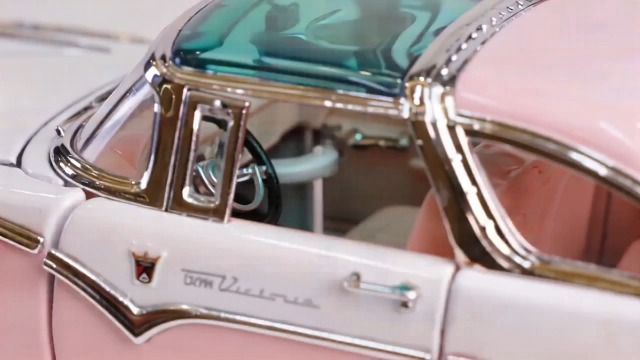1955 Ford Crown Victoria Modelo a Escala 1:18 miniatura 7
