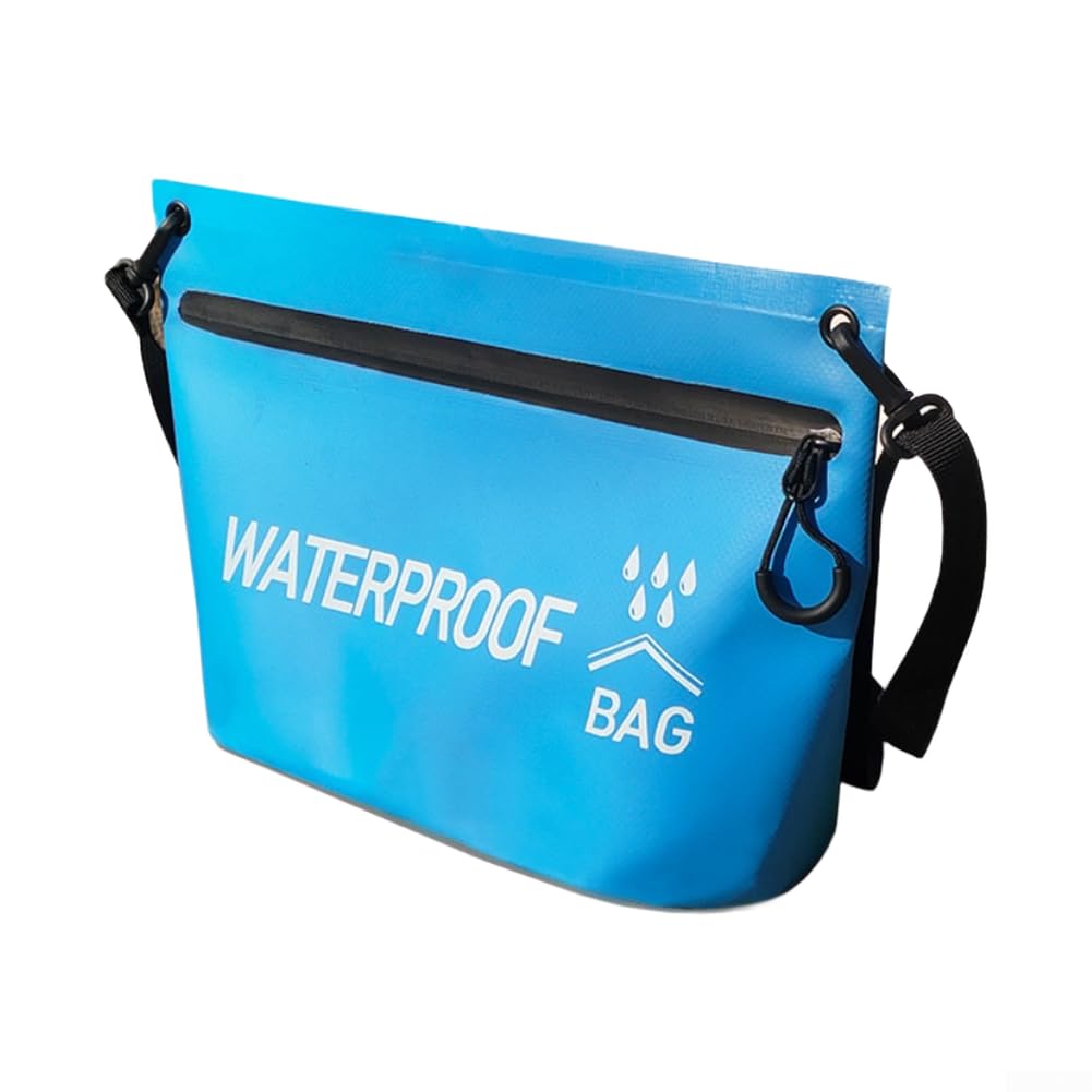 Borsa Cosmetica Impermeabile PVC 26x11x20cm con Tracolla(Transparent 32 * 26 * 20cm)