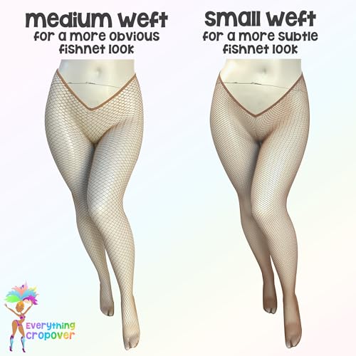 Image of V-Cut Skintone Gold Glitter Fishnet Stockings | VCUT Carnival Tights for Black and Brown Skin Women
