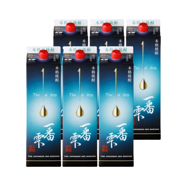 Amazon.co.jp: 一番雫パック25度 1800ml 6本 : 食品・飲料・お酒