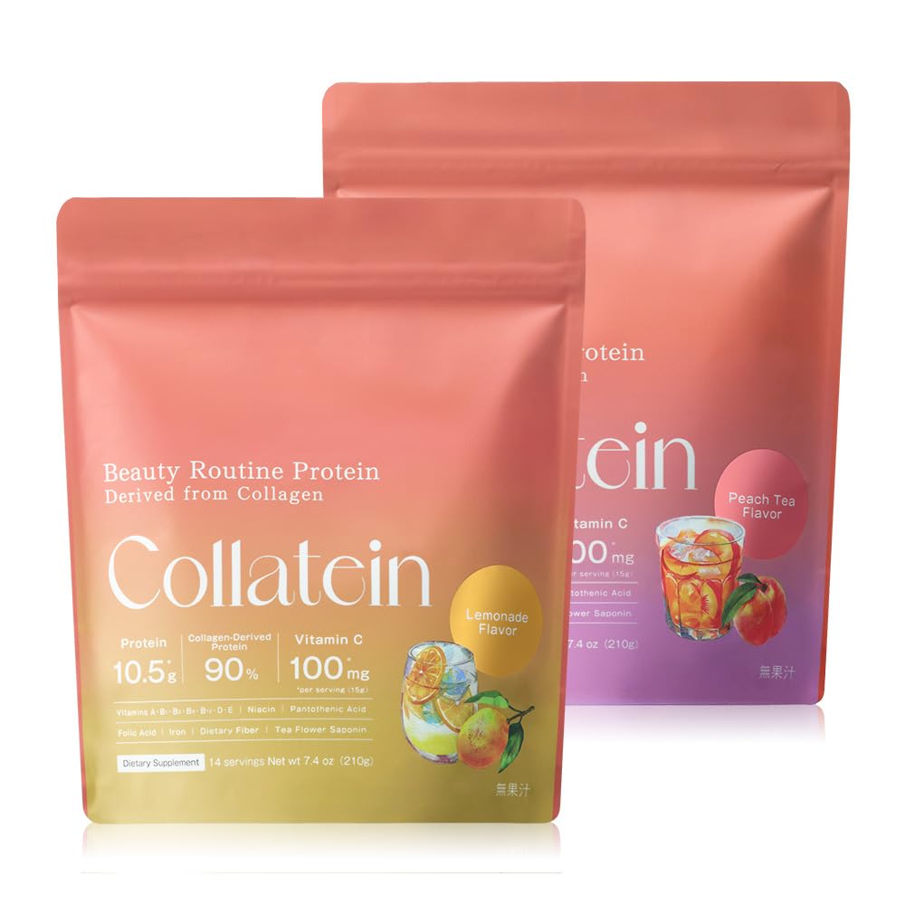 Collatein コラテイン コラーゲンプロテイン レモネード味 ピーチティー…