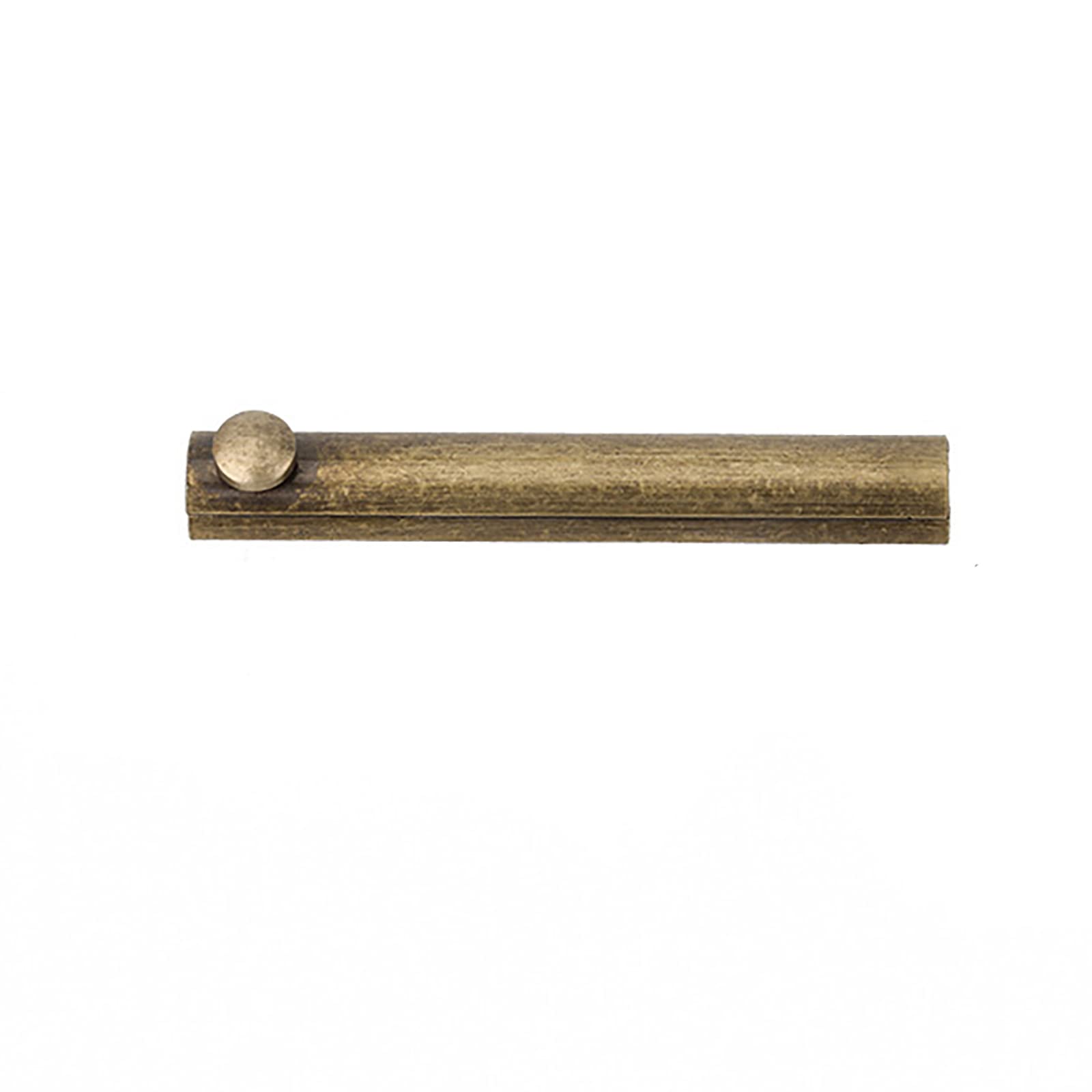 Cgjdfjhe Antique Bronze Door Lock， Surface Bolt Antique Slide Latch Solid Brass Polished Finish Door And Window Sliding Lock(Antique Bronze)