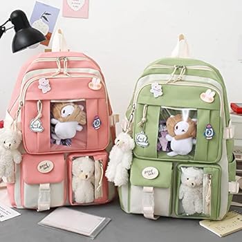 Zoek De Juiste Schaduw Van De Schattige Kawaii - Schoolrugzak. Logische