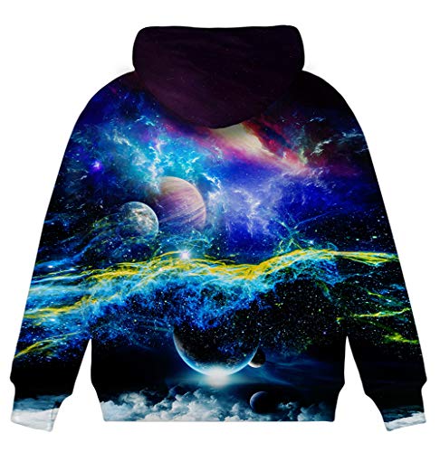 Asylvain Graphic Hoodies for Boys Girls 3D Print Novelty Colorful Cool Kids Sweatshirts Size 6-15 Years2