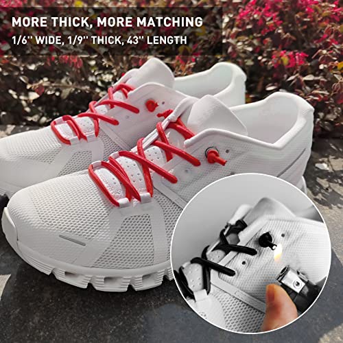 Image of 3 Pairs Elastic No Tie Shoe Laces, Stretch Bungee Laces