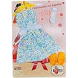 Folk Artesanía-V421-19 Sintra, Simona Vestido muñeca, Floral, Color Amarillo (V421-19)...