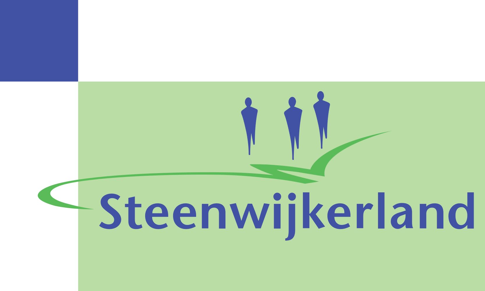 Drapeau Steenwijkerland résistant aux intempéries grand format Hollande