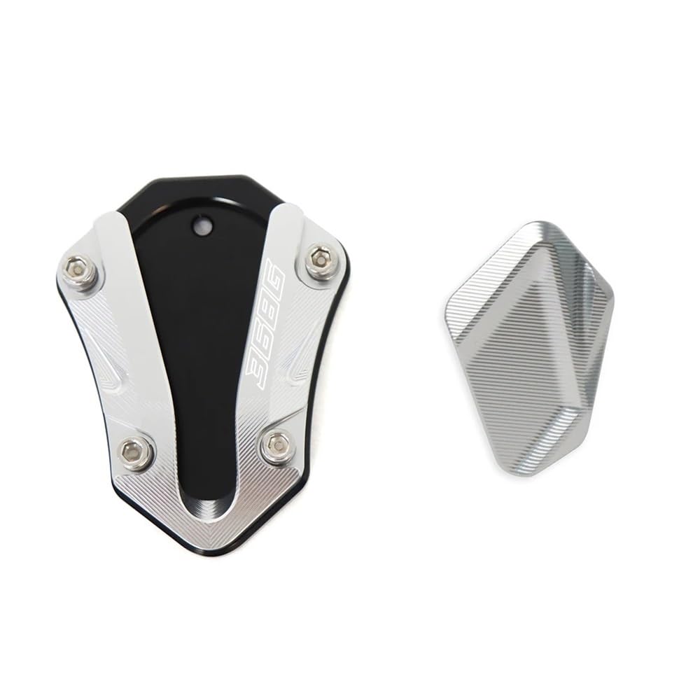 Piastra Di Estensione Per Cavalletto Laterale ZONTES 368G/368K/368E/501G (2024-2026) – In Alluminio Anodizzato, Base Allargata