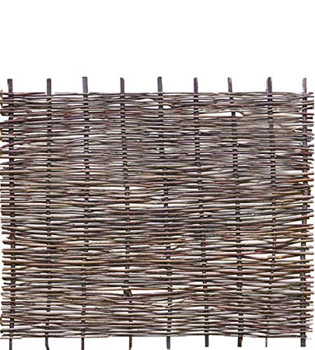 Weidenprofi Sichtschutz, Haselnusszaun Modell Stabil, Flechtzaun aus Hasel, Größe (BxH): 180 x 150 cm