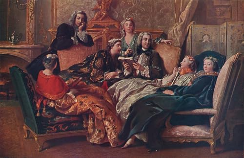 Impression prints toile peinture murale la lecture de Molière, décoration salon 60x90cm