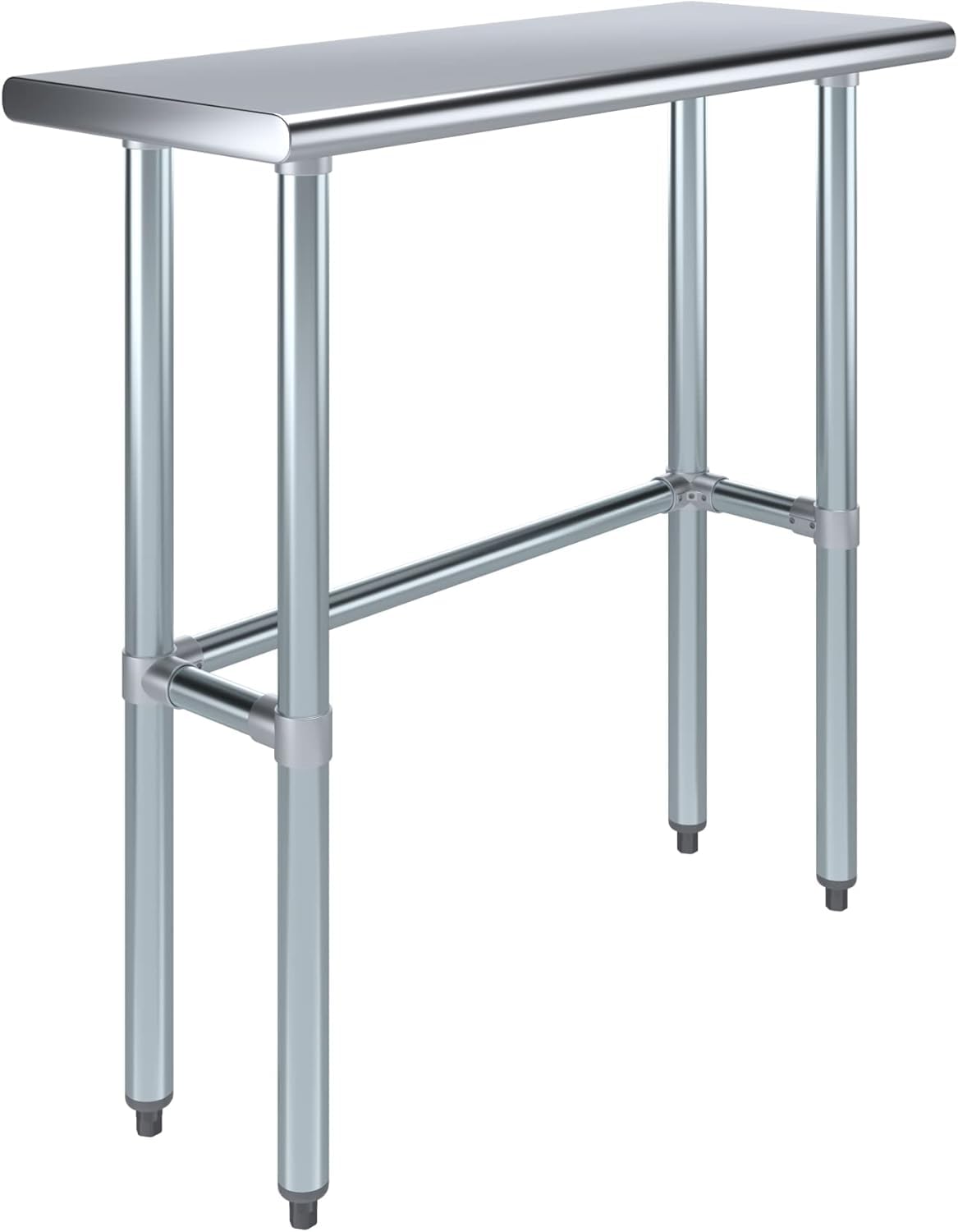 36" x 14" Open Base Work Table, 35" Tall, NSF