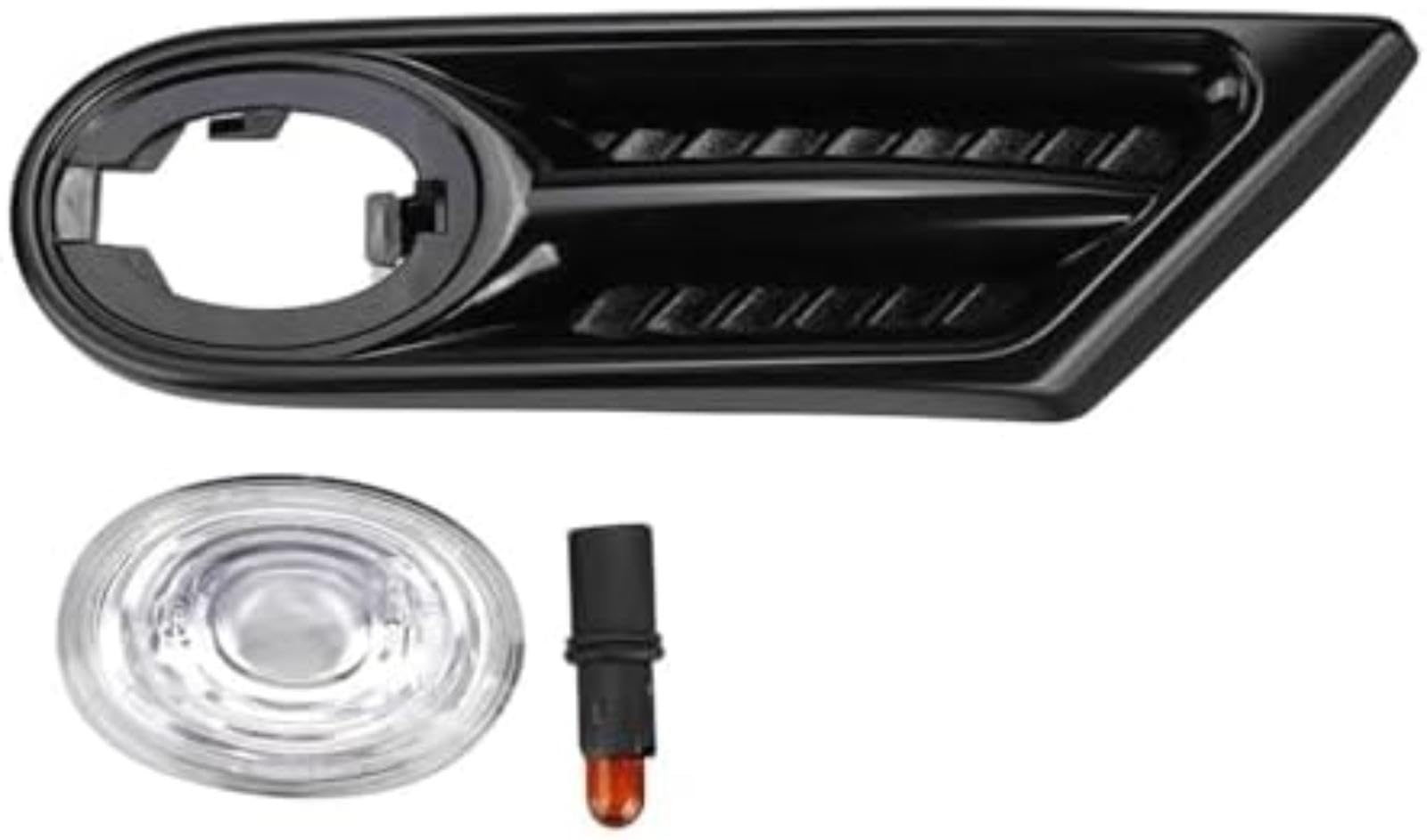 Dla BMW, dla Cooper R56 R57 Osłona reflektora Lampy przednie Osłony boczne Światło obrysowe samochodu Kierunkowskaz Migacz Lampka sygnalizacyjna w lusterku bocznym (Amber) Lampka (Amber)