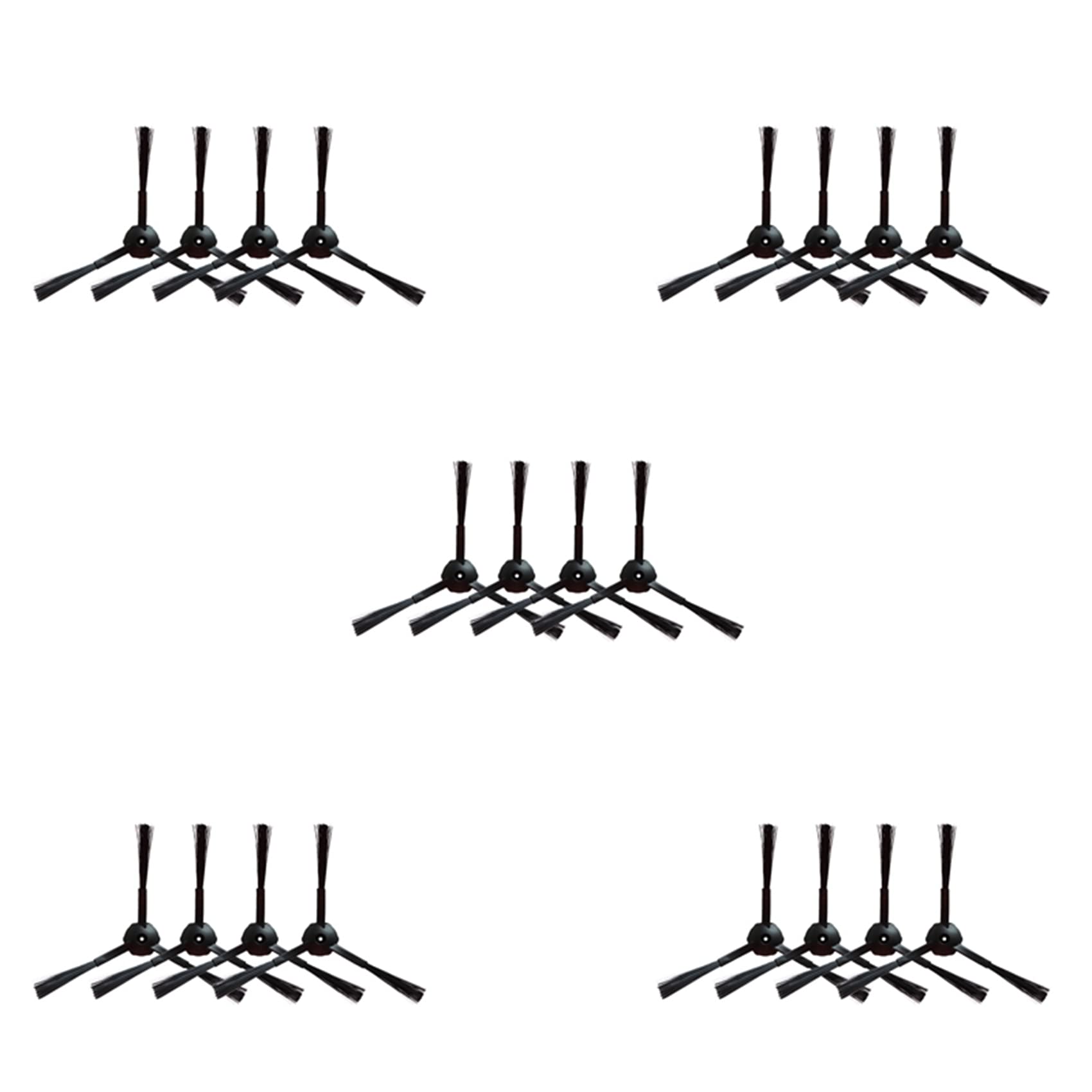 Hndhbfgrt 20PCS Side Brush Robot Vacuum Cleaner Parts for V55 V50 V5 V5S V3 V3S V50 Pro X5 Accessories