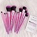 DUcare Makeup Brushes 15pcs Makeup Brush Set Premium Synthetic Kabuki Foundation Blending Face Powder Blush Concealers Eyeshadow Brush Kit