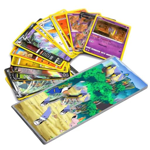 Image of SALPITOYS Cards Album for Kids,Boys,Girls,Adults Empty Card Binder for Collection (4 Pocket Empty Album)