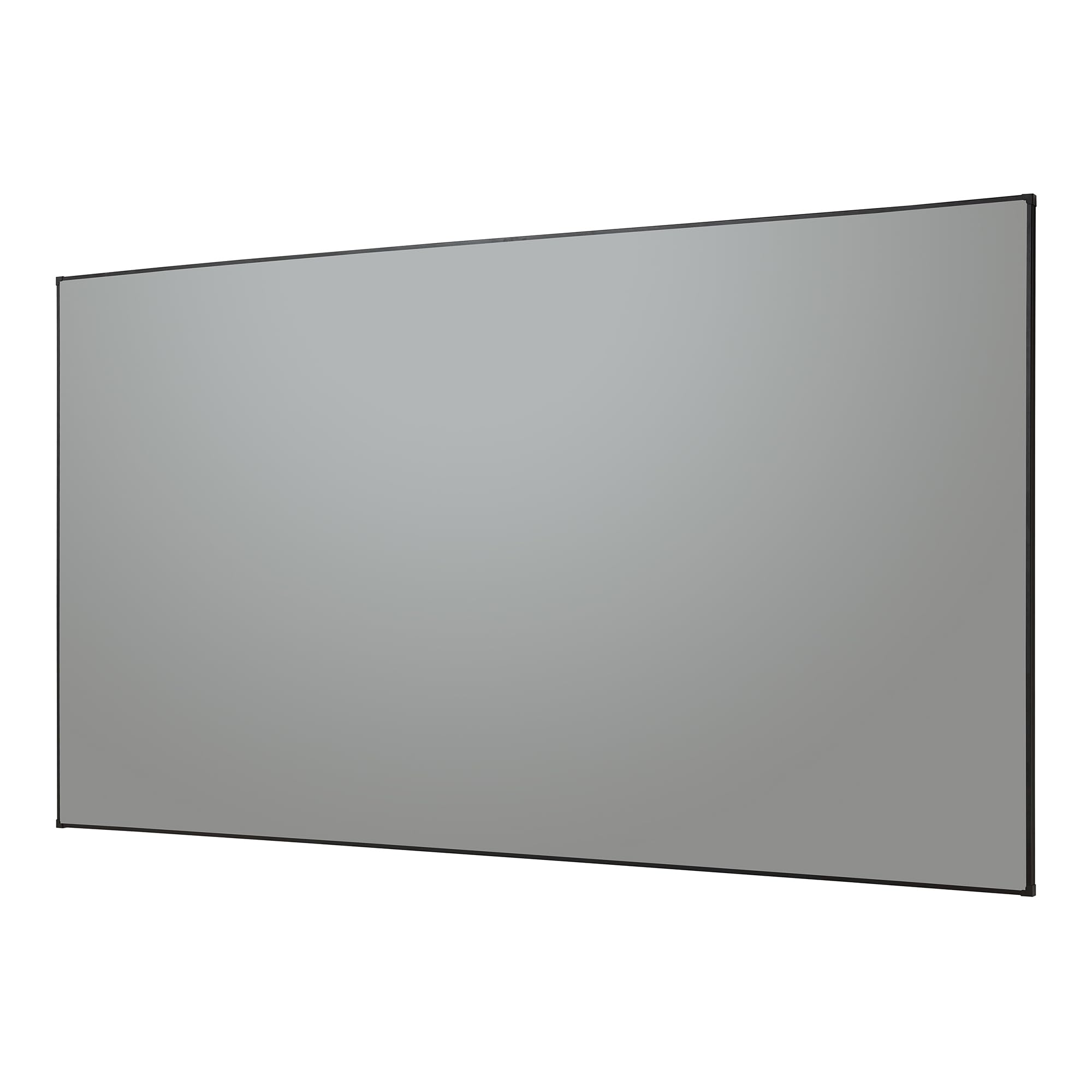 [en.casa] Pantalla de Proyección Väkhoga Instalación Mural Pantalla para Full HD 4K 8K HDR Proyector con Marco 120 Pulgadas 16:9 ARL 266 x 149 cm Cine en Casa Oficina Gaming Gris
