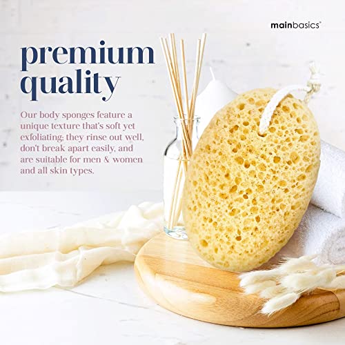 Mainbasics MB123 Bath Sponge, Exfoliating Body Sponge Large & Soft Shower Sponge thumb #3