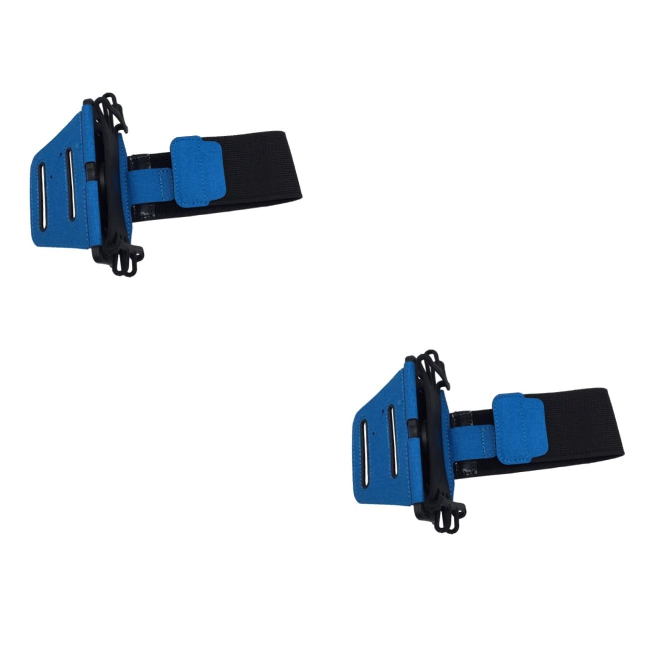 Mikinona 2pezzi Per Smartphone Braccio Telefono Per Sport All Per e Attività Design Ergonomico e Accesso Facile Caricatore e Cuffie Blu