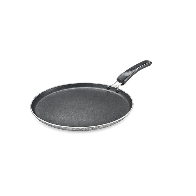 Prestige Aluminium Omega Select Plus IB Non-Stick Omni Tawa, 25 cm, Multicolour, Medium