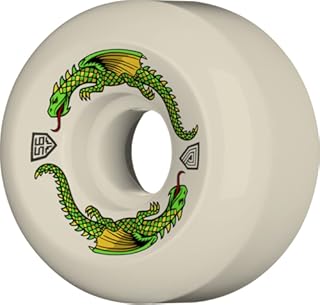 Powell Peralta Dragon Formula 93A Green Dragon Skateboard Wheels (54mm x 32mm)