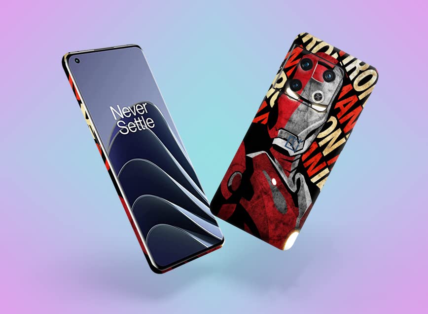 Image of Ironman Skin Back Protector Film Ultra Thin Scratch Resistant Vinyl (Not Case and Cover) for OnePlus 10 Pro 5G
