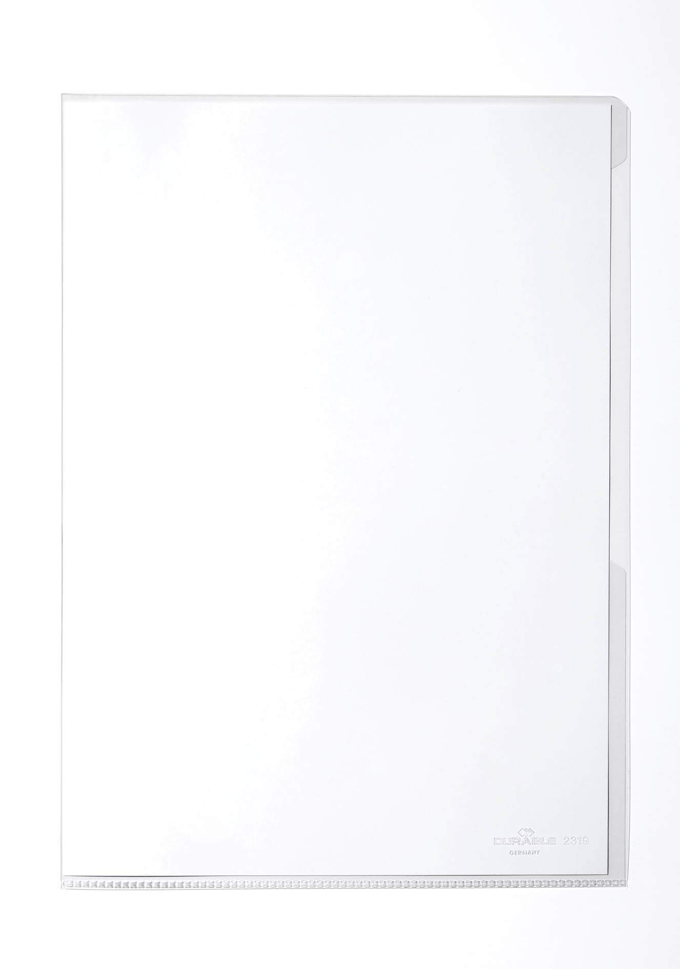 Durable 231319 Transparent Cover A4, Bag of 10 Pieces, Crystal Clear