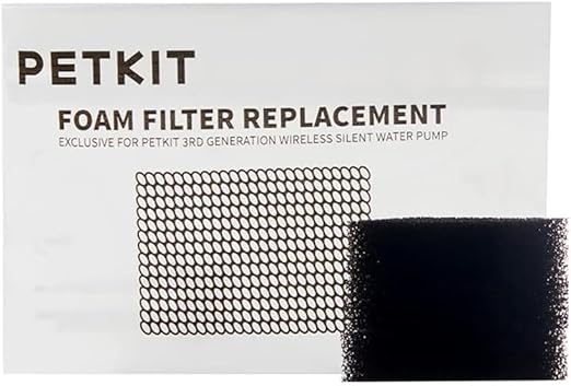 PETKIT Replaced Foam Filters for Eversweet Max/Eversweet 3 Pro/Solo 2/Solo SE Wireless Pump Pet Water Fountain,15 Pieces/Pack,Replacement Pump Filter