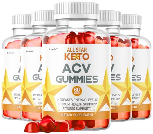 (5 Pack) All Star Keto Gummies Advanced Premium Formula All Natural, 300 Gummies for 5 Months