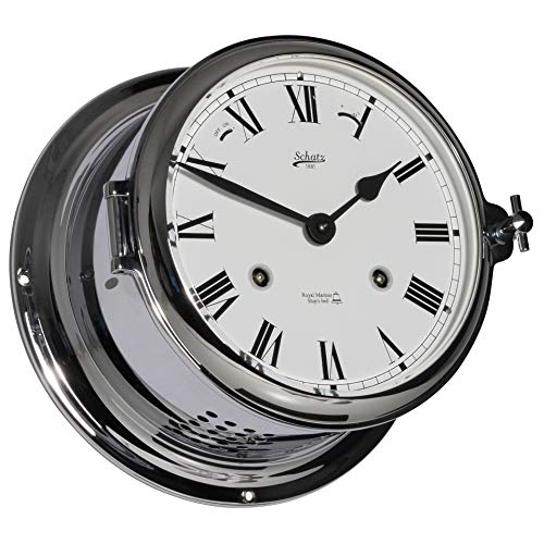 Preisvergleich Produktbild Schatz Mechanische Glasenuhr Royal 180 Chrom