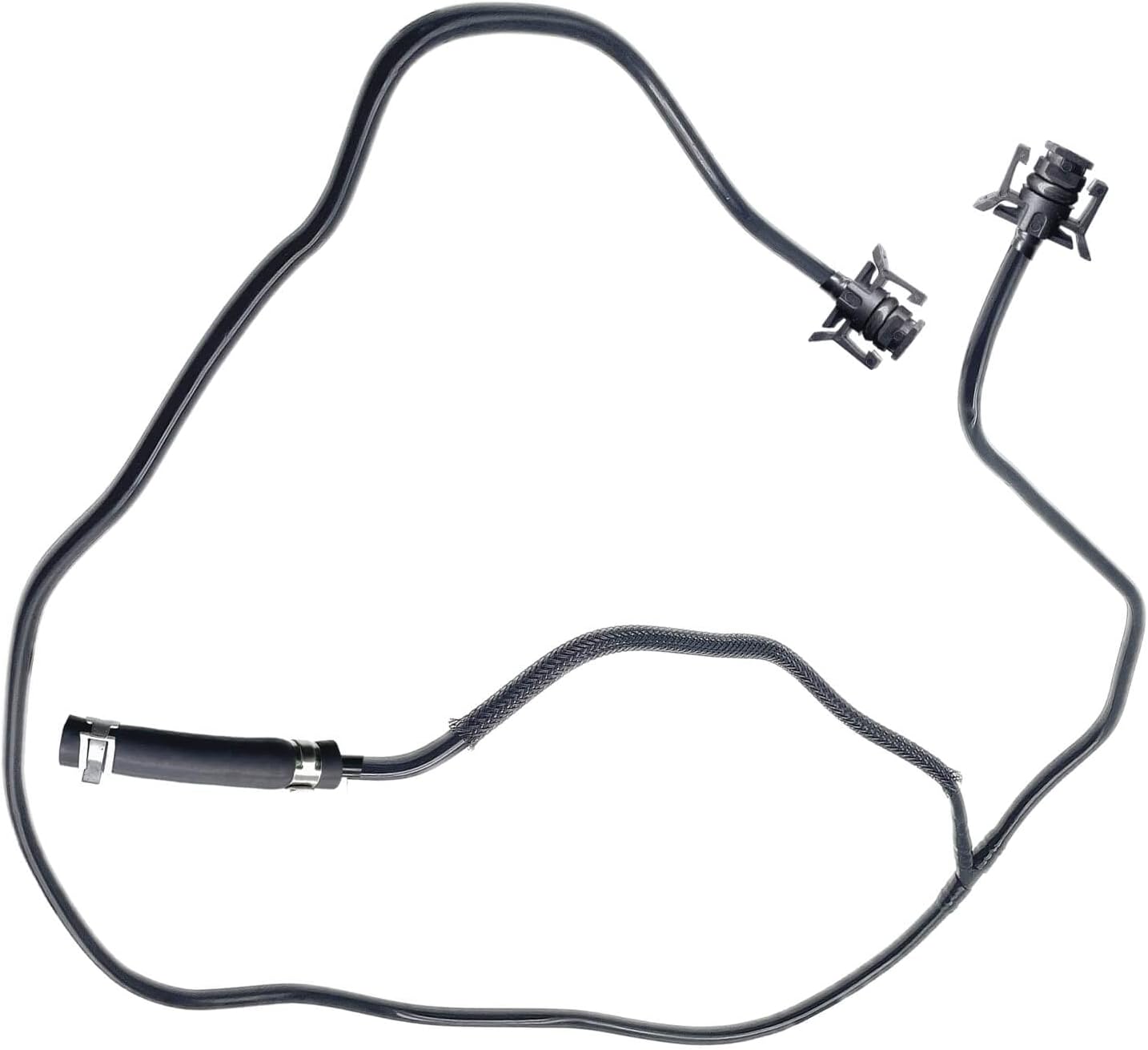 Radiator Coolant Reservoir Hose Fits for Ford Focus 2.0L L4 2012 2013 2014 2015 2016 2017 2018 Engine Coolant Overflow Hose, Hose Overflow Container Replace Number BV618K012KF CV6Z-8K012-K